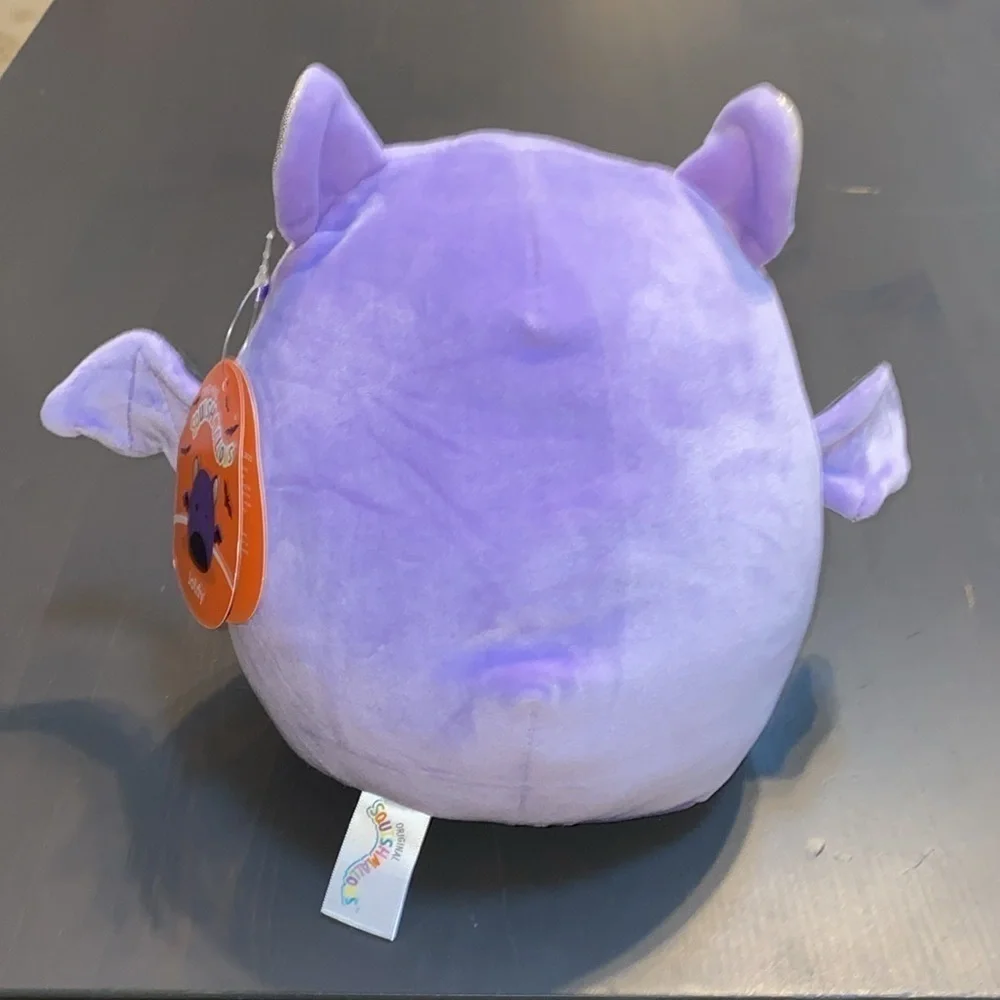 NWT Squishmallows Joldy Purple Bat Winking Halloween Plush 8